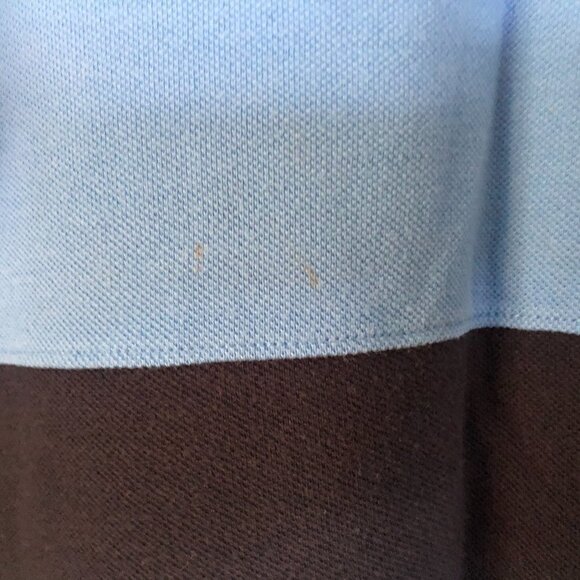 Vintage Ralph Lauren Jeans Co Retro Colourblock Polo Shirt Navy XL Grandpacore - Picture 16 of 16